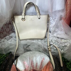 Nanette Lepore Elegant White Crossbody Bag
